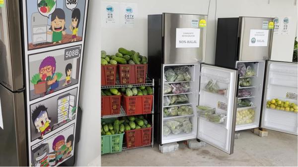 Making Yishun great again, 2 community fridges placed there