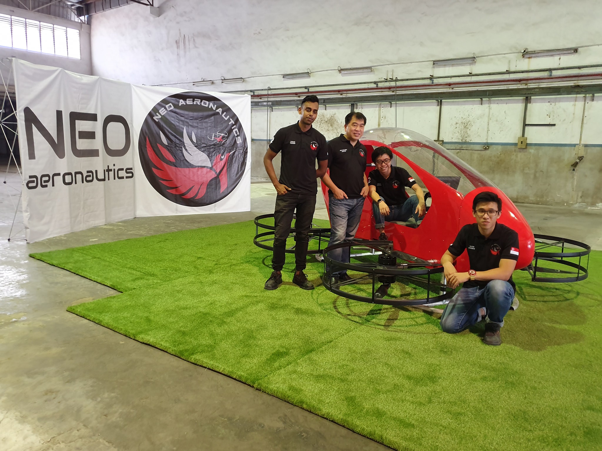 SG company launching single-seater flying vehicle