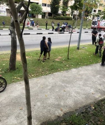 26 year old biker died after accident with jaywalking student at Hougang