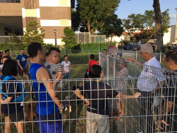 Lau Goh opens dog park, but admits he don't like dogs as he was bitten once