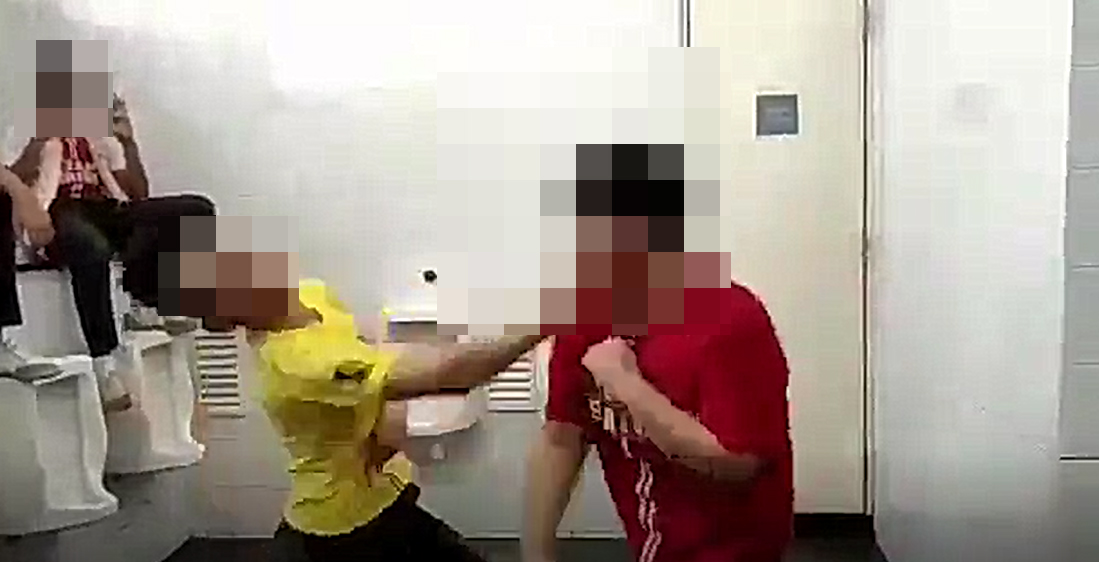 Tampines Sec students in viral video fight were fighting just for fun