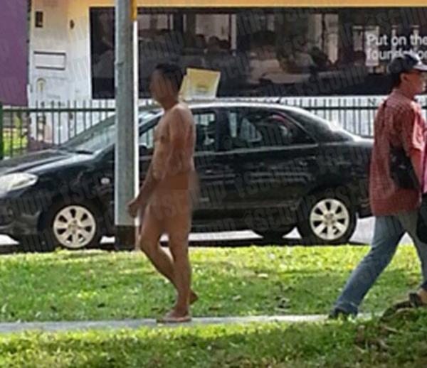 Students at Pasir Ris bus stop given eyeful as naked man takes a stroll