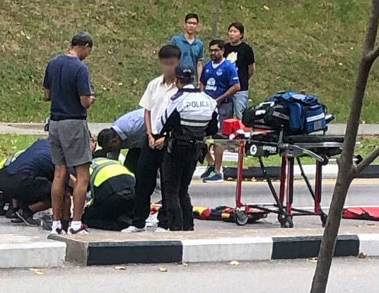 26 year old biker died after accident with jaywalking student at Hougang