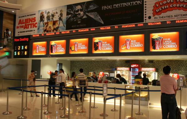 Cinema food in SG are not halal