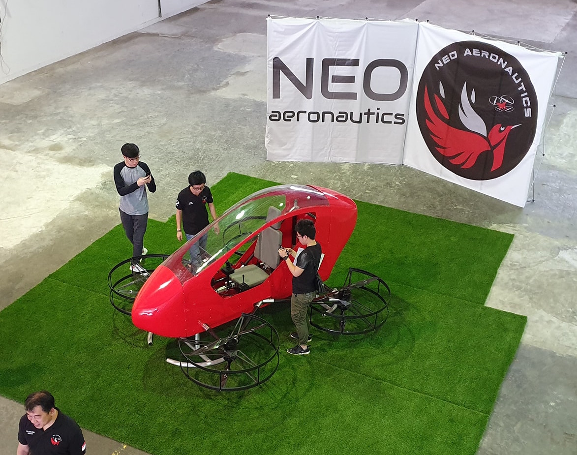 SG company launching single-seater flying vehicle