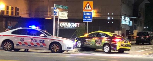 15 month old baby and maid taken to hospital after their taxi collided with lorry