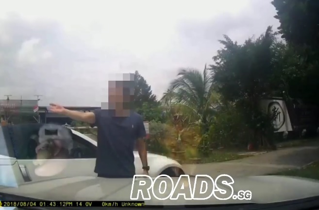 Vulgar Man Threatens Family at Punggol East Rd